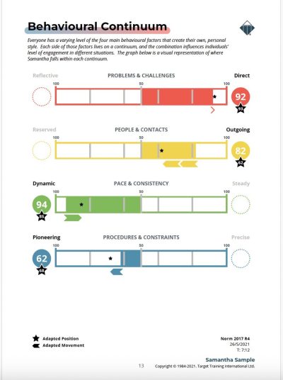 Relationship Insights™ Behavioral Graph Page Image